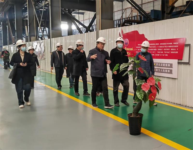 河南日報報業(yè)集團鄭州分社社長徐建勛一行蒞臨明泰鋁業(yè)調(diào)研非公黨建工作